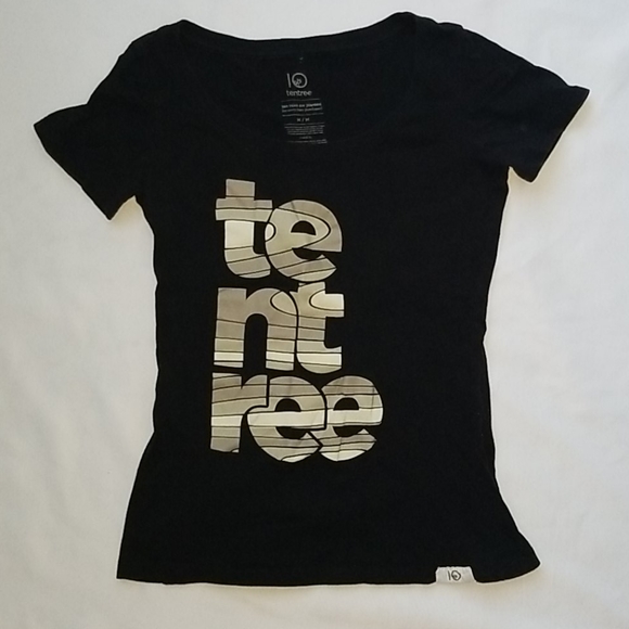 Ten Tree Wood Logo T-Shirt - Picture 1 of 4